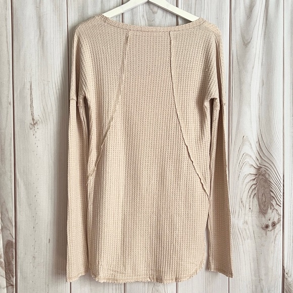 Beige Waffle Knit Top - Picture 6 of 6